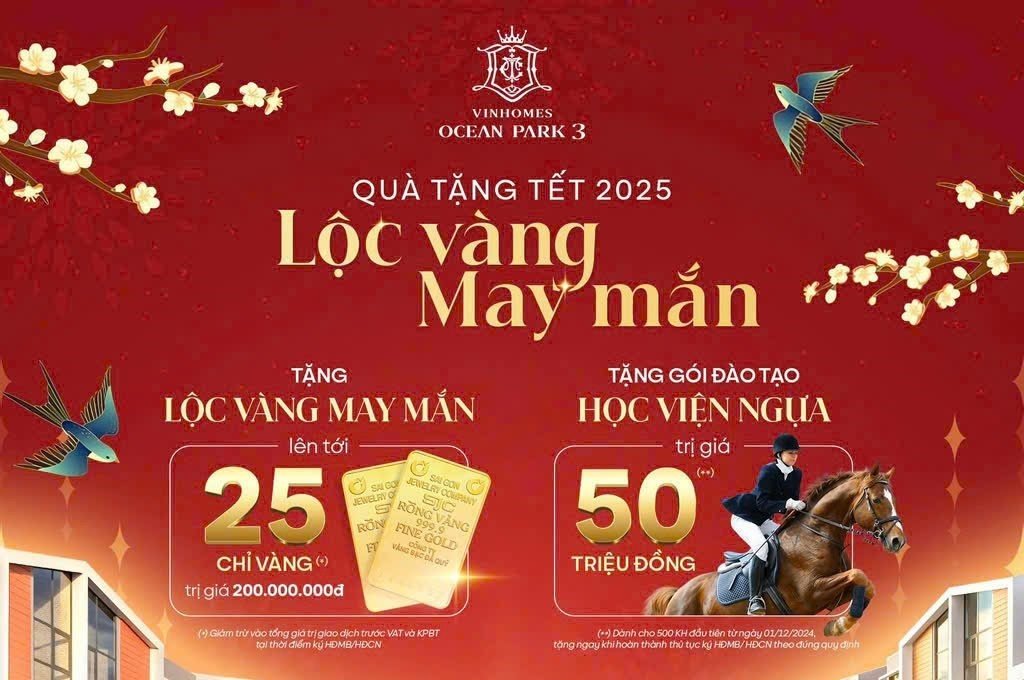 Chính sách bán hàng Vinhomes Ocean Park 3