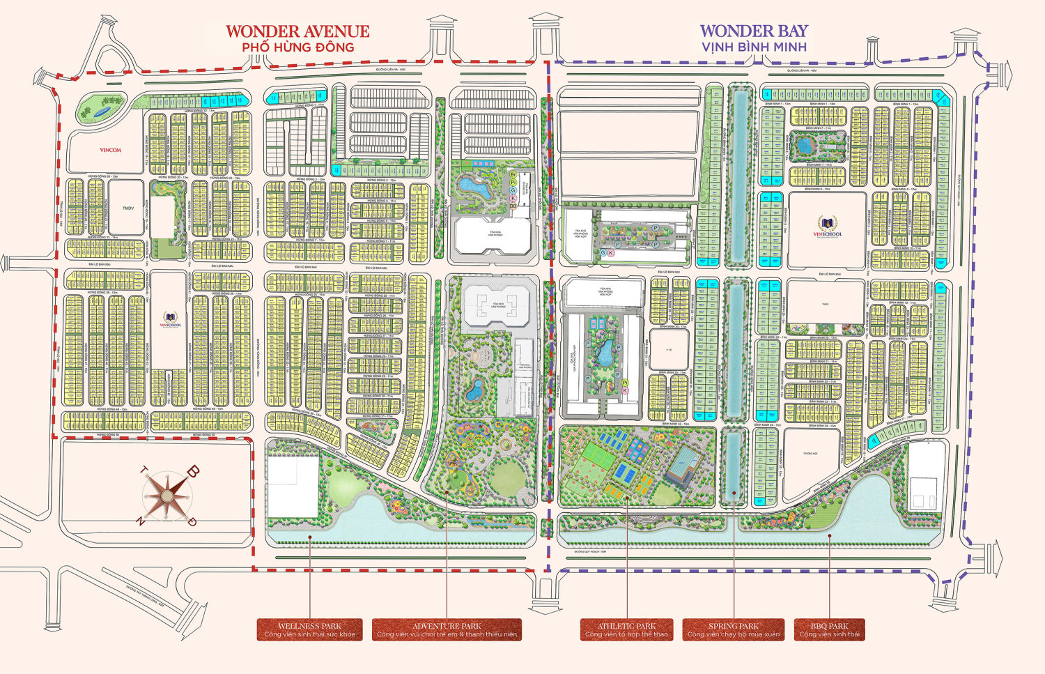 Phân khu Vinhomes Wonder City (Vinhomes Đan Phượng)